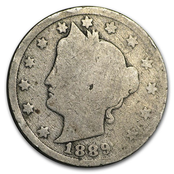 1889 Liberty Head V Nickel AG 1889 Liberty Head V Nickel AG